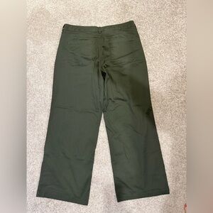NWOT Wide Leg Green Pants